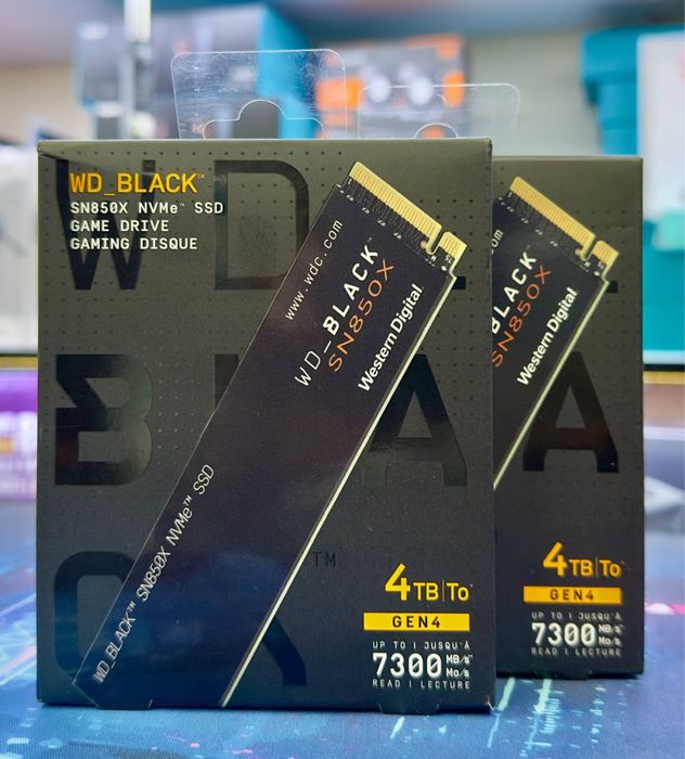 SSD M.2 NVMe WD Black SN850X 4TB