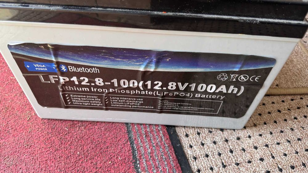 Baterie (acumulator) 12V-100Ah-LiFePO4-Lithium Iron Phosphate Battery
