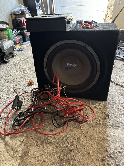 Subwoofer si statie magnat