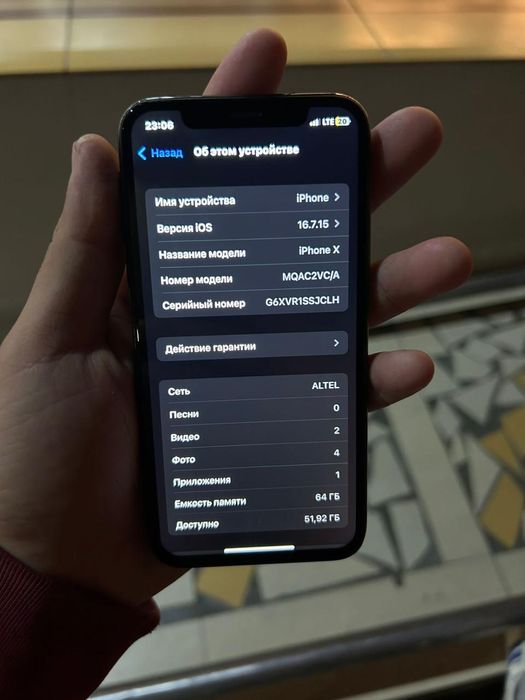 Айфон Х 64гб черный