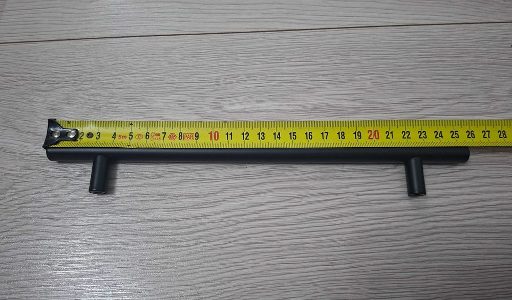 Set 10 manere mobilier Amerdeco Negru mat-Stil industrial 255mm