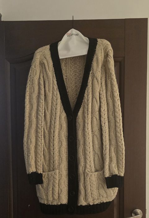 Pulover/cardigan Moschino, 38/M, ca nou,lana