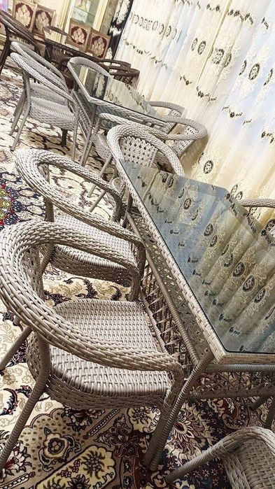 Zamonaviy ratan stol stullarimiz tayyor