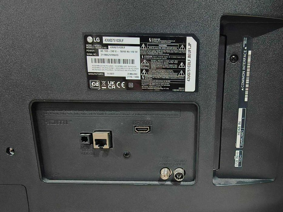 Телевизор LG 43UQ751COLF