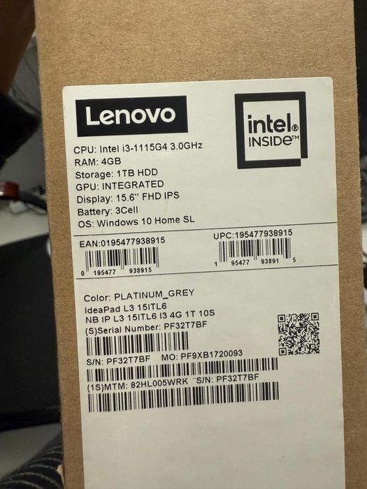 Lenovo intel core i3