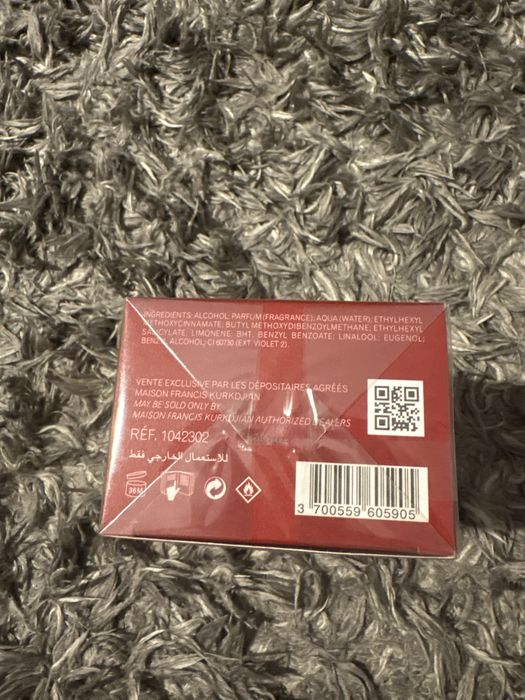 Parfum Baccarat Rouge 540