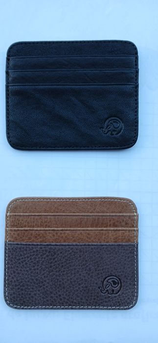 Portcard piele naturala