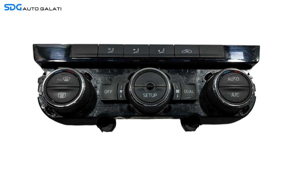 Climatronic Panou Comanda AC Clima cu Incalzire in Scaune si in Parbriz Skoda Octavia 3 2013 - 2017 Cod 5E0907044K [L6096]