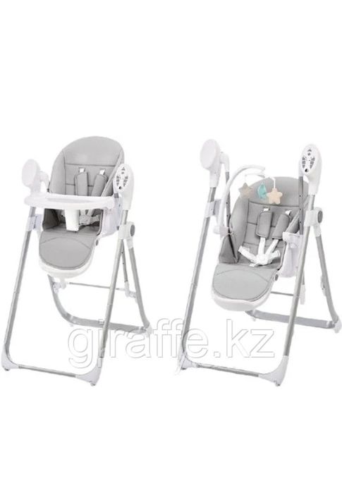 Детский столик для кормления+качеля Марибель 3в1