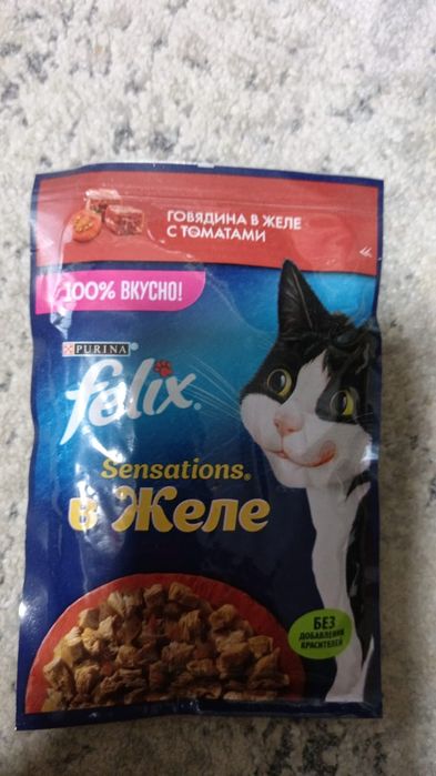 Корм  для  кошек