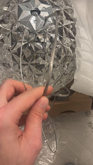 Lampă pendul Kartell Planet LED – transparentă!