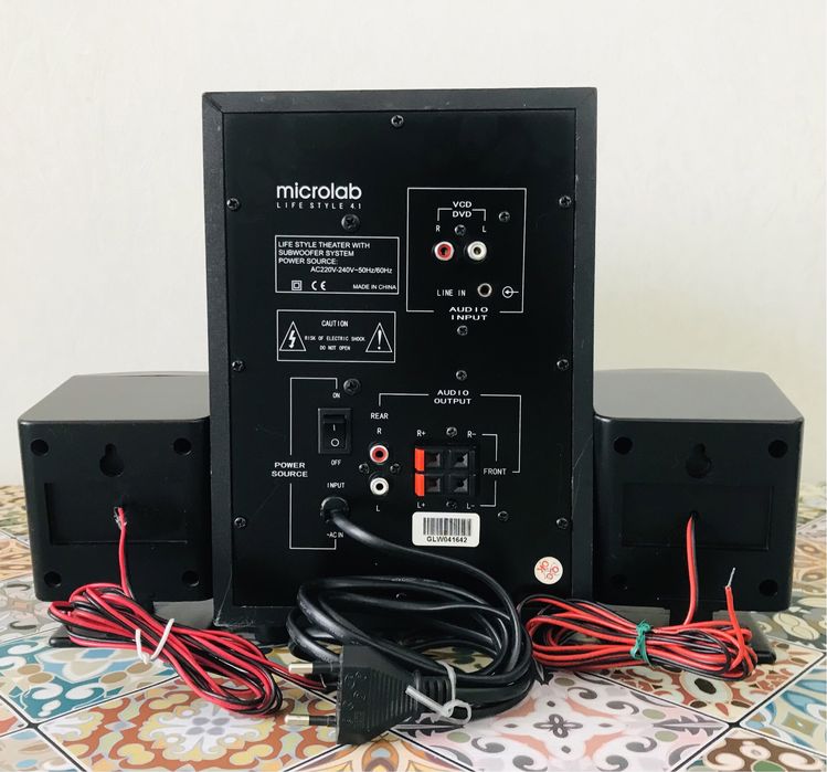 microlab M-800 сабвуфер и колонки