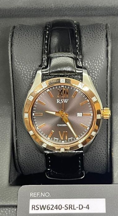 Ceas de dama RSW Chasseral Diamond RSW6240SRLD4 full box -A-