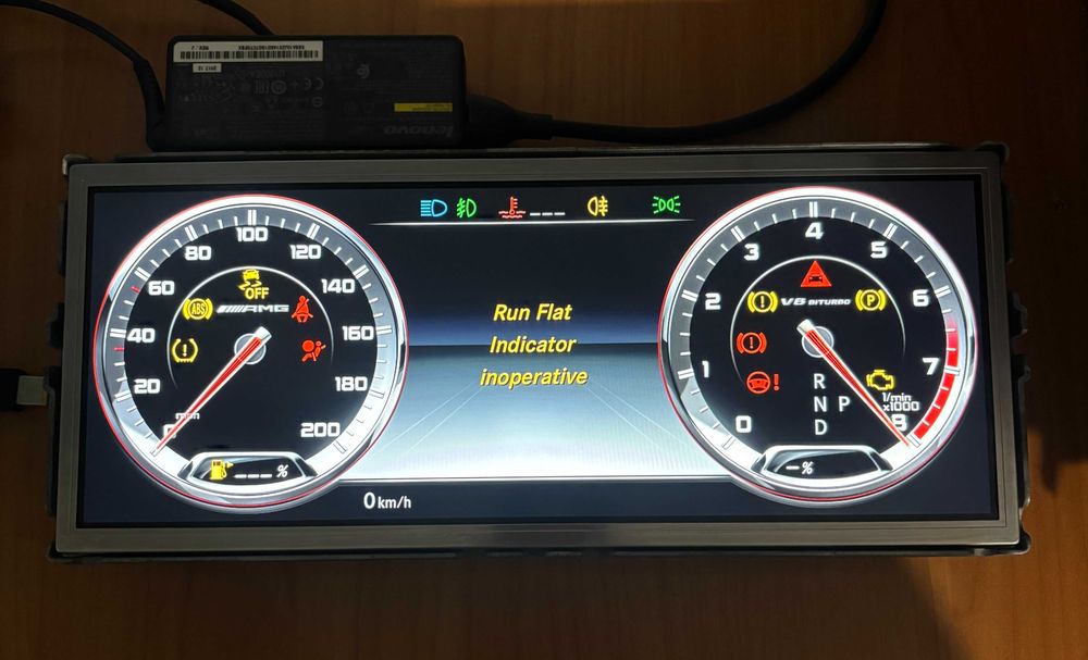 Продавам 2бр AMG Clusters Virgin Километраж W222 IC222 Преди Фейслифт