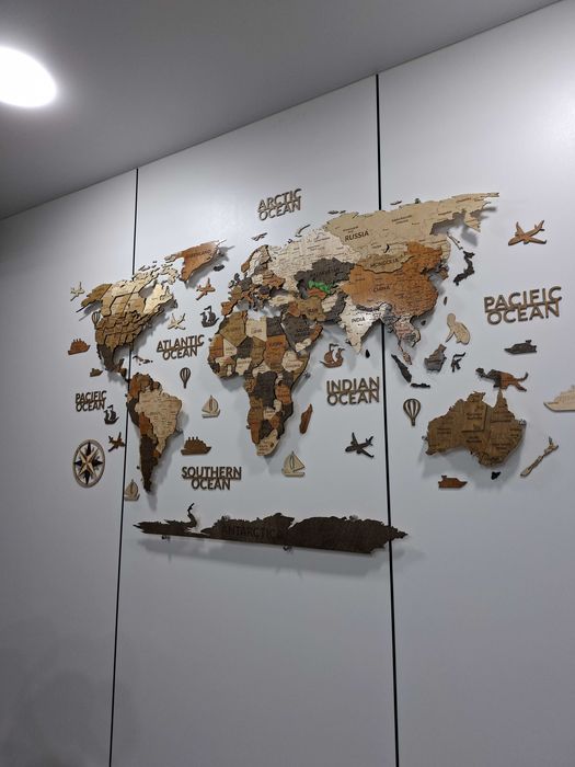 3d karta, 3d karta mira, 3д карта мира, 3D Yog‘och Dunyo Xaritalari