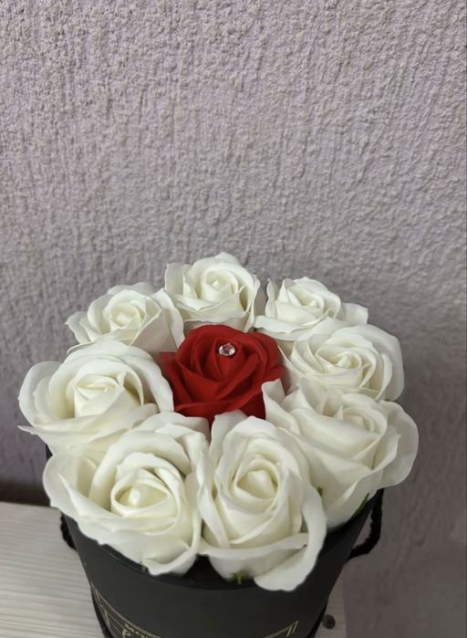 Cosulete cu flori din sapun