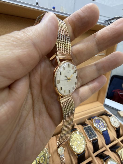 Золотые Часы Полет С Золотым Браслетом