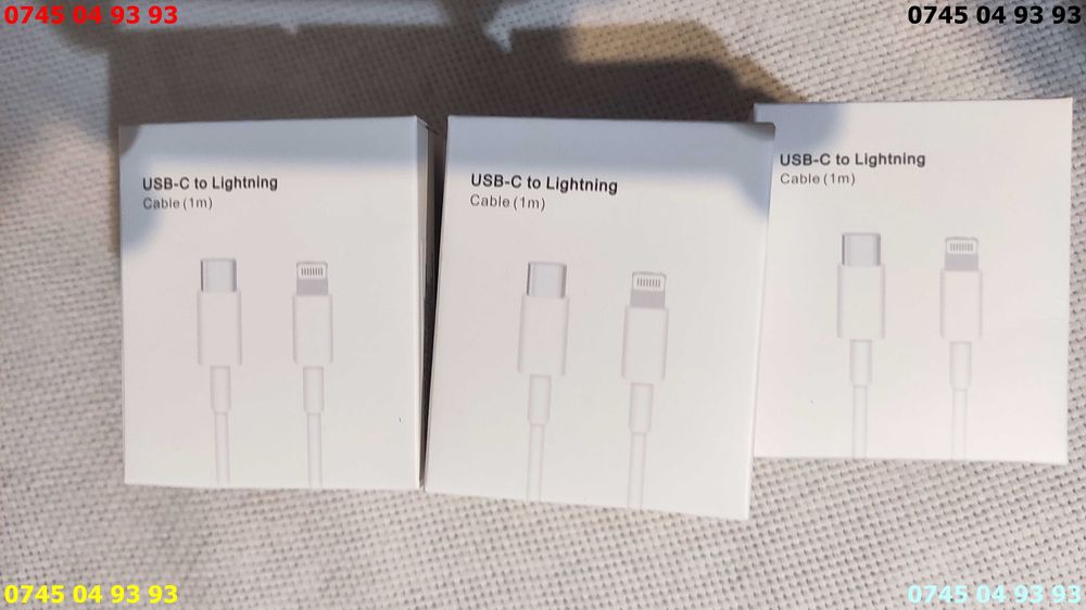 cablu IPHONE de la tip C la iphone noi in cutie pret pe buc