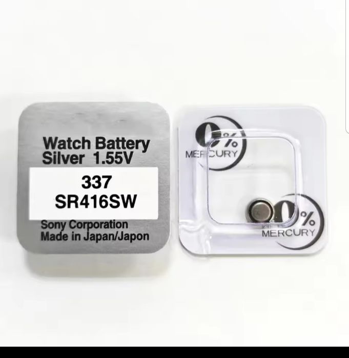 Baterii SONY 337 SR416SW 1,55V originale pt casti de copiat japoneze
