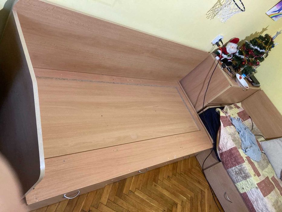 Легло с чекмеджета и матрак Нани; 164 лева