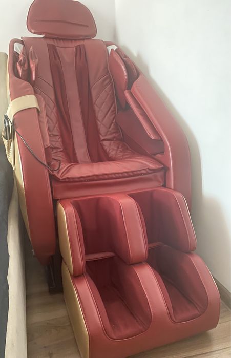 Fotoliu de masaj EVEREST 3D Zero Gravity cu încălzire, muzică prin BT