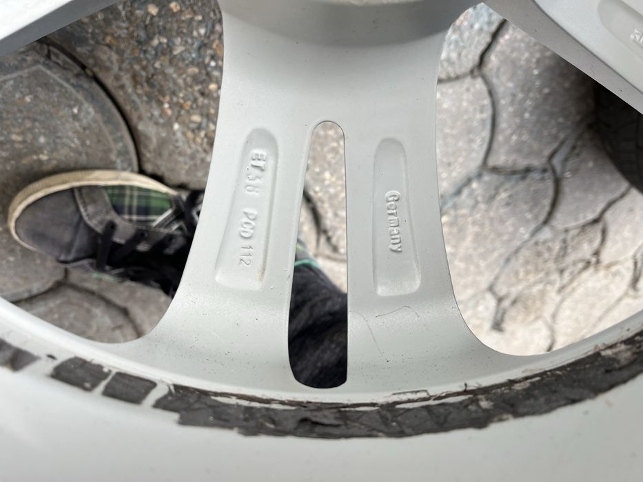 Jante aliaj 5x112mm, anvelope 225/45 R17, Mercedes VW Audi Seat Skoda