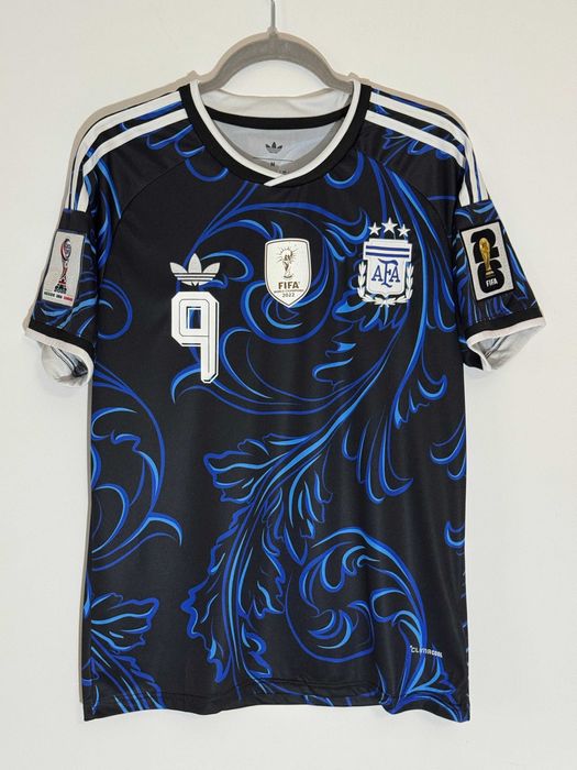 Tricou fotbal Argentina Away World Cup Messi