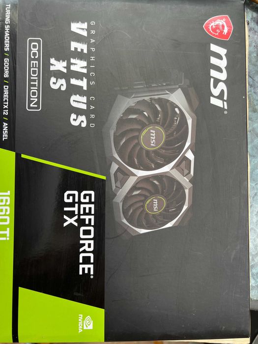 Видеокарта MSI GeForce GTX 1660 Ti VENTUS XS 6G