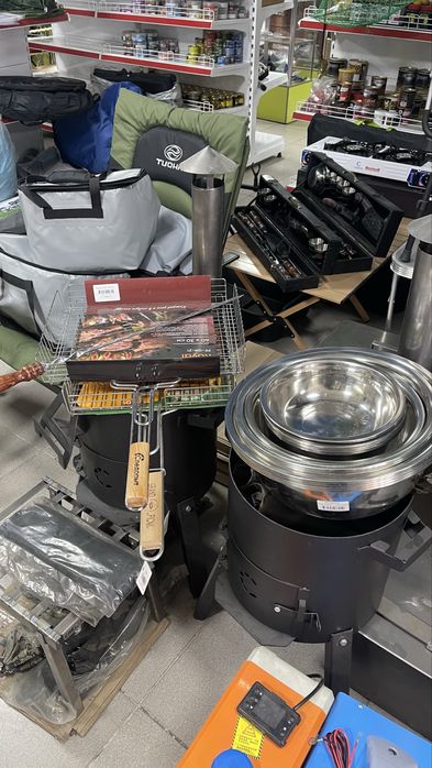 Мангал, шампура, барбекю