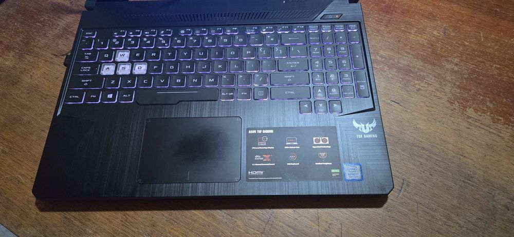 Asus Tuf Gaming Fx505gt i7-9750h gtx1650