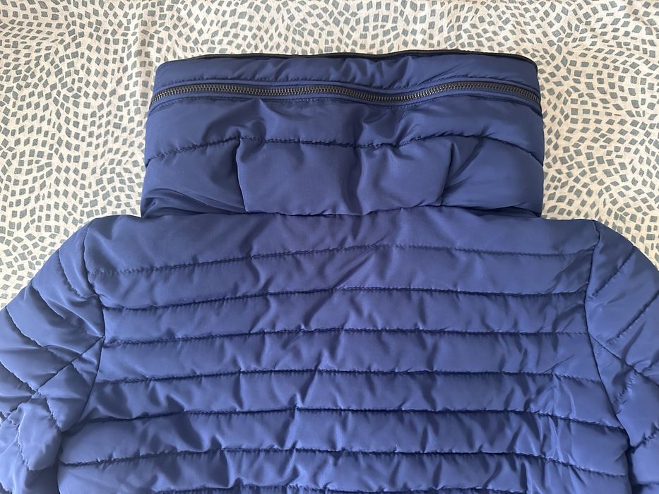 Тъмно  синьо зимно яке ZARA