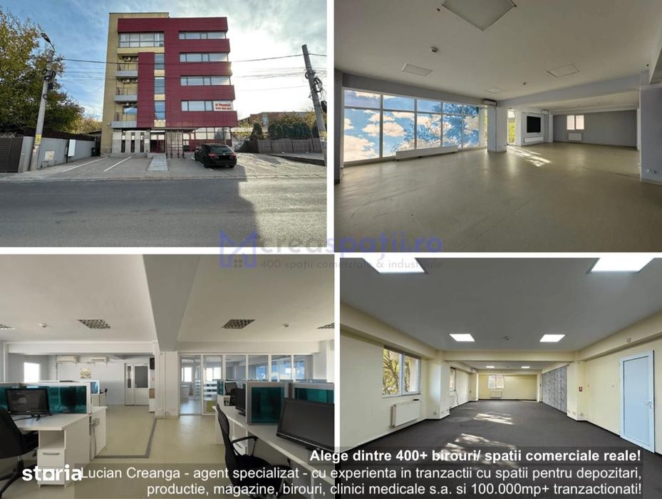 Spatii birouri bd. Socola, langa Jumbo, de la 60mp la 900mp