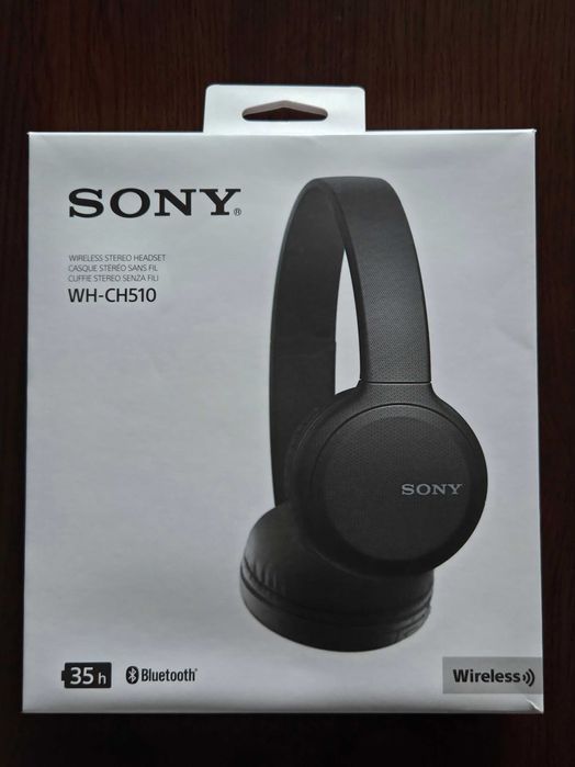 Bluetooth слушалки Sony WH-CH510 с отличен звук и 35 часа батерия