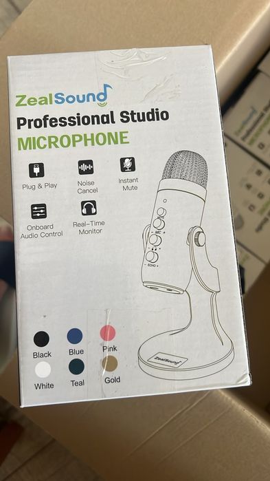 Microfon USB ZealSound Professional Studio - Nou, Sigilat