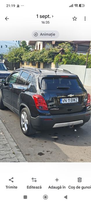 Vând Chevrolet Trax (2013),
nivel de echipare de top LTZ
(Full Options).1.7 Diesel
.131 cp