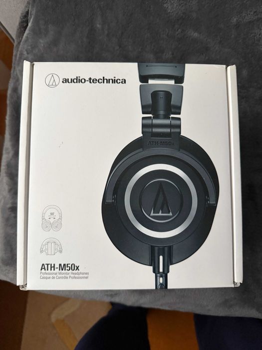 Casti studio Audio-Technica ATH-M50x Negru