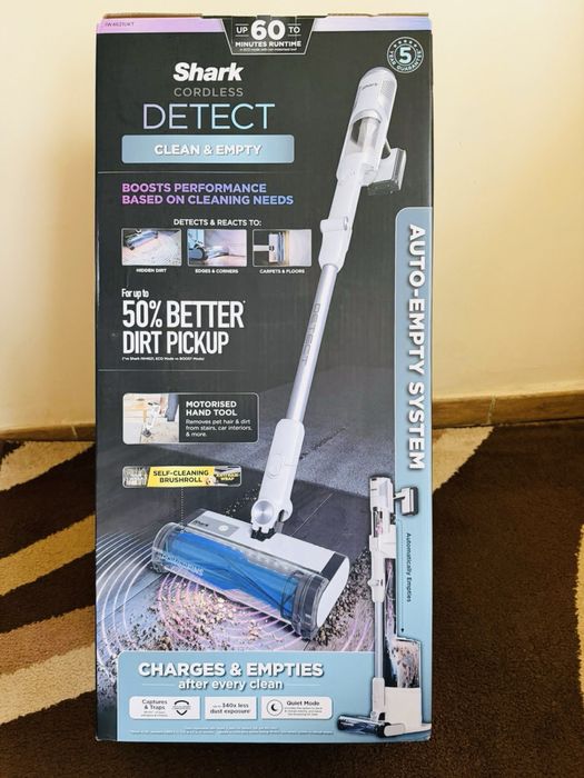 Shark Detect Clean & Empty IW4621UKT, Cordless Vaccum Cleaner