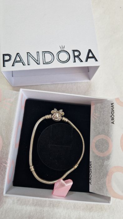 Brățară originală Pandora Disney Minnie, argint 925