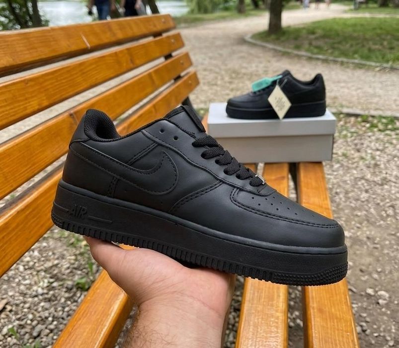 Adidasi Nike Air Force One Negru - Triple Black