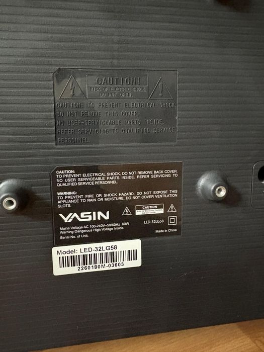 Телевизор YASIN LED-32LG58, (НЕ СМАРТ)