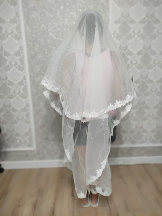 Платье невесты с фатой