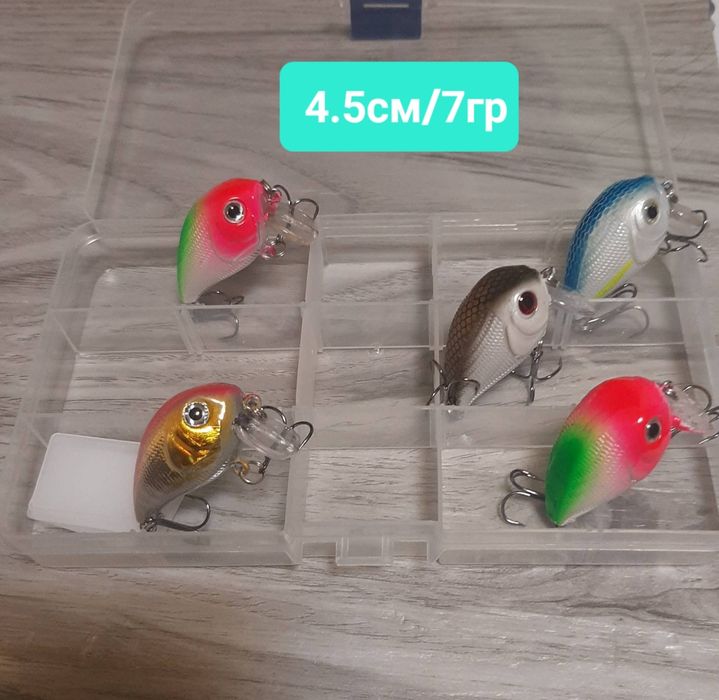Нови примамки за спининг риболов, воблери клатушки блесни, различни