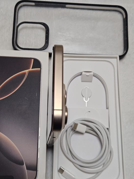 iPhone 16 PRO MAX, 94% bateria, 256 GB, FULL BOX