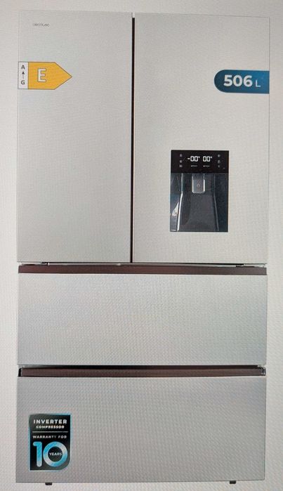 Frigider cu uși franceze Cecotec