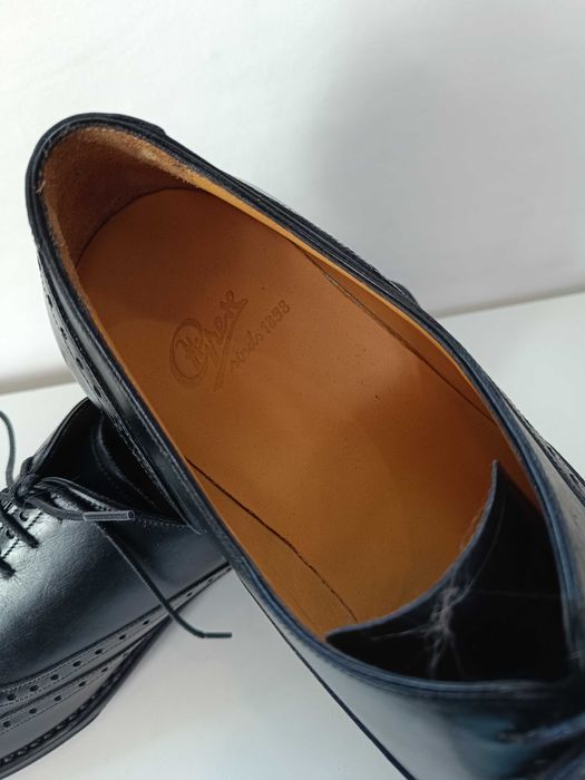 Pantofi de lux 46 46.5 47 oxford GREVE NOI lucrati manual piele super