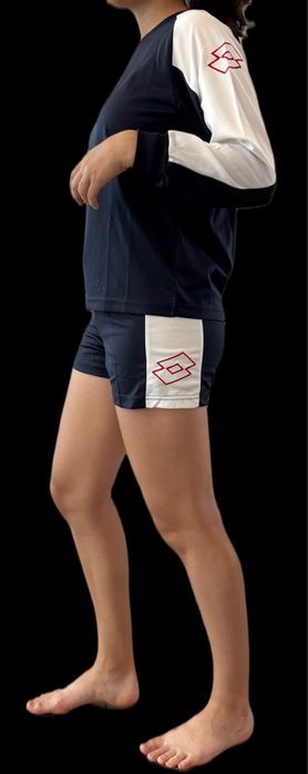 Set pantaloni scurti + tricou Lotto copii, pt fotbal