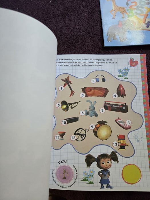 Vand carticele.pentru invatat alfabetul si numerele