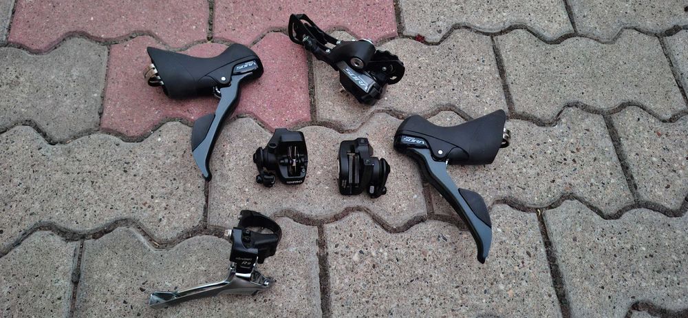 Transmisie/groupset pt. gravel/sosea 2x9viteze Shimano Sora/FSA/Tektro