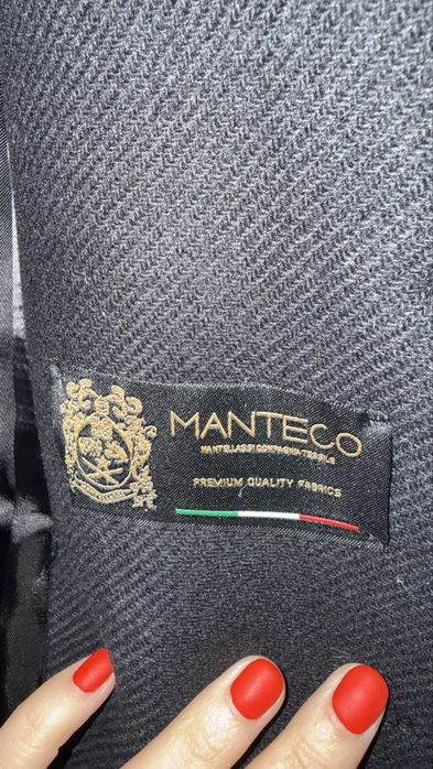 Palton dama Zara Manteco negru