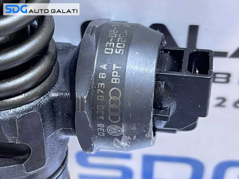Injector Injectoare Pompa Pompe Diuza Audi A6 C5 1.9 TDI 131 CP AVF AWX 2001 - 2005 Cod 038130073BA 0414720216 Verificat pe Banc [M8803]